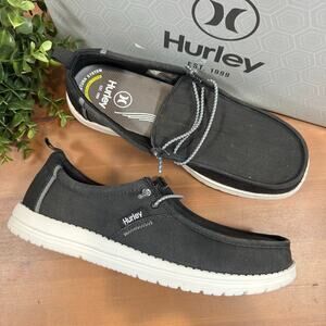 Hurley Men's Laguna Black Lightweight Memory Foam Casual Shoes Size 8